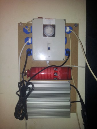Aangesloten met DIM-BAL Remote